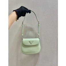 프라다 PRADA 클레오 브러시드 레더 미니 백