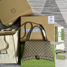 구찌 GUCCI 해커 프로젝트 미디움 아워글래스 토트백