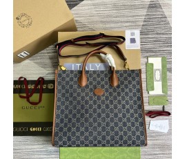 구찌 GUCCI GG 수프림 인터로킹 G 미듐 토트백