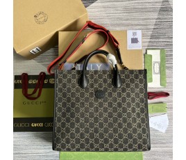 구찌 GUCCI GG 수프림 인터로킹 G 미듐 토트백