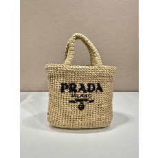 프라다 PRADA 라피아 토트 백